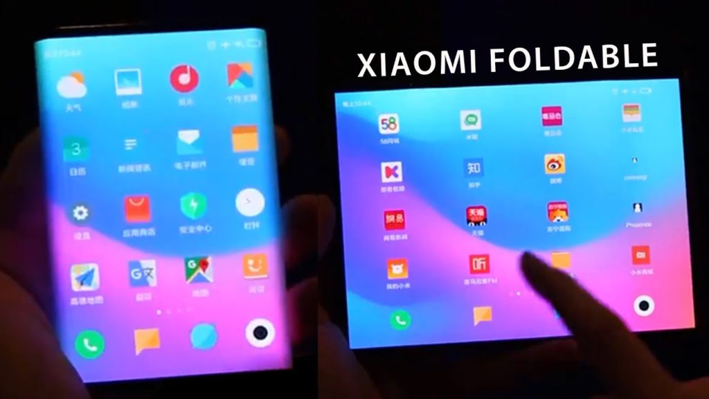 Xiaomi folding phone 2021